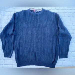 Men’s Navy Blue CHAPS Sweater (Size LARGE)